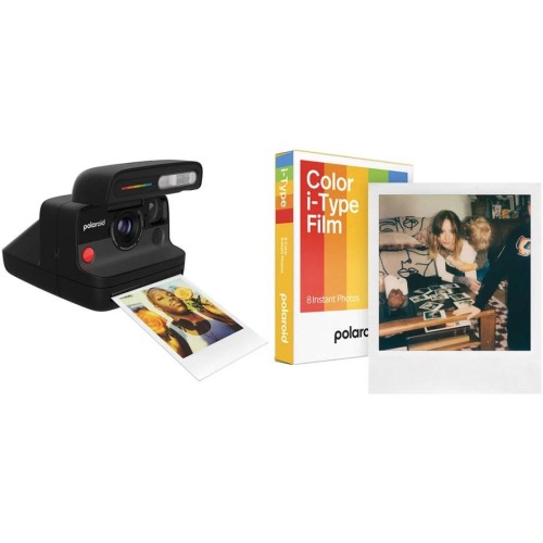 POLAROID FLIP BLACK + 8 PHOTOS