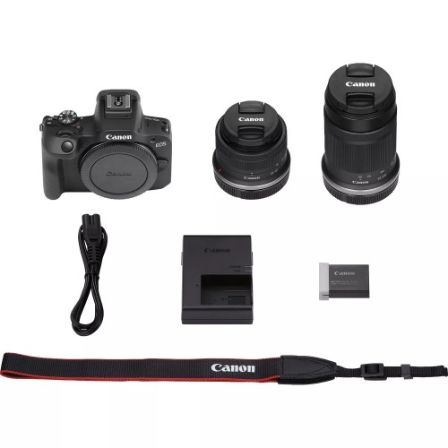 CANON EOS R100 + RF-S 18-45 + RF-S 55-210 CANON EOS R100 + RF-S 18-45 + RF-S 55-210