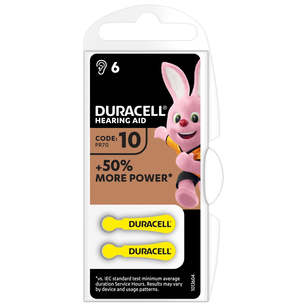 DURACELL DURACELL DA 10 CONF. 6 DURACELL DURACELL DA 10 CONF. 6