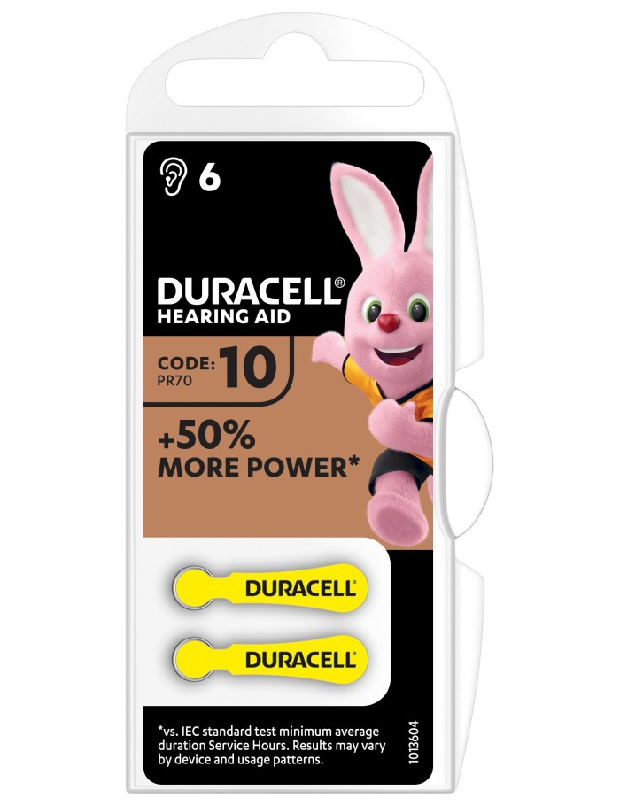 DURACELL DURACELL DA 10 CONF. 6