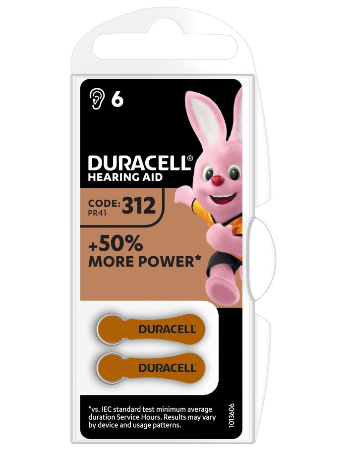 DURACELL DURACELL DA 312 N6 CONF. 6