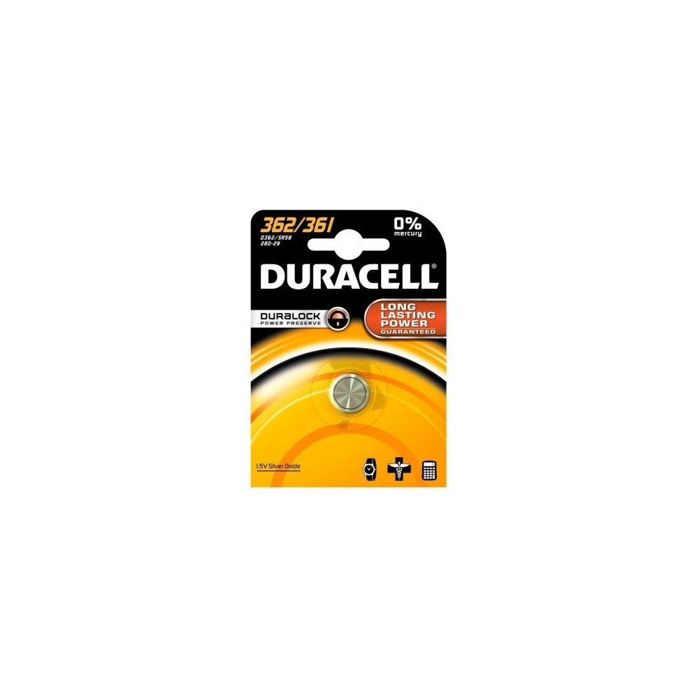 DURACELL DURACELL D 362 361 PASTIGLIA
