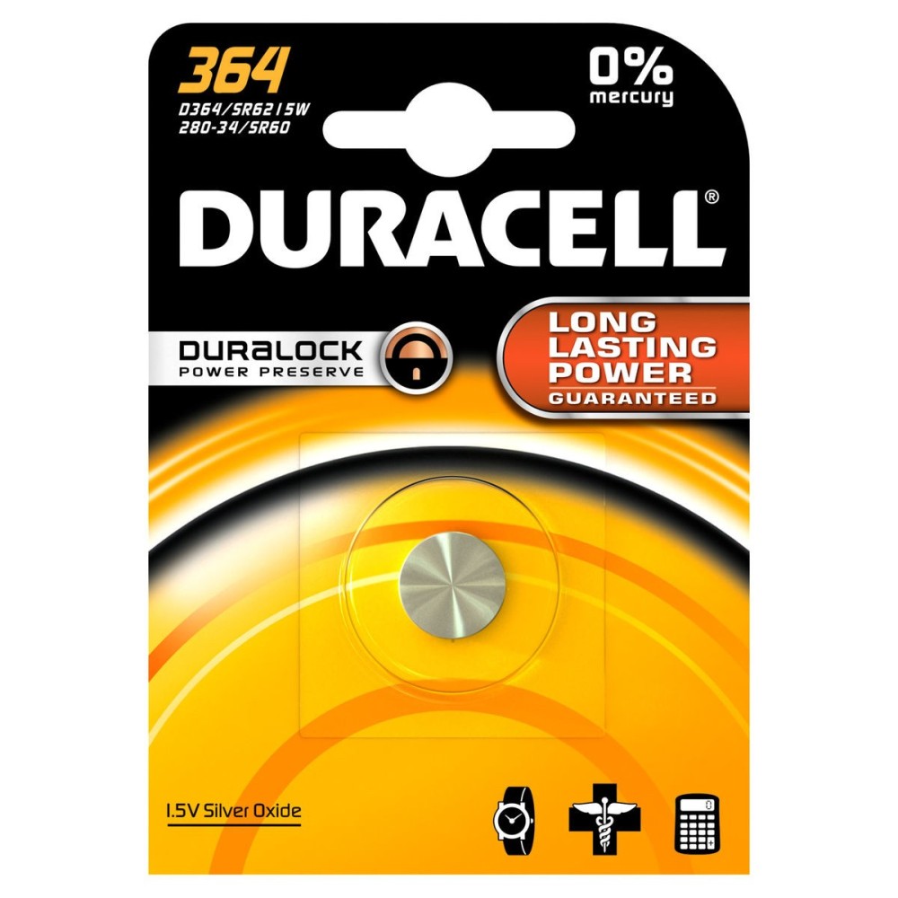 DURACELL DURACELL D 364 PASTIGLIA 1.5V DURACELL DURACELL D 364 PASTIGLIA 1.5V