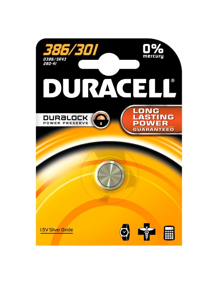 DURACELL DURACELL D 386 301 PASTIGLIA 1.5V