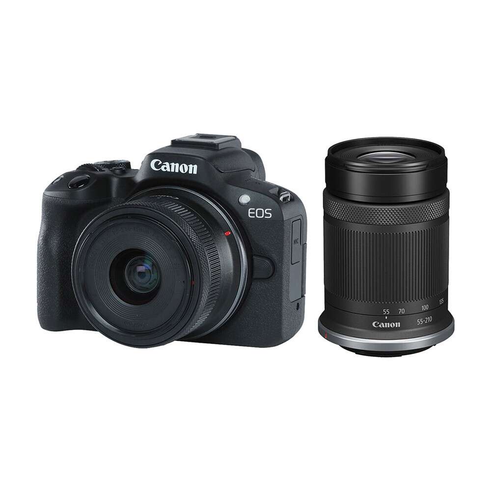 CANON EOS R50 BLK+RF-S 18-45 + RF-S 55-210