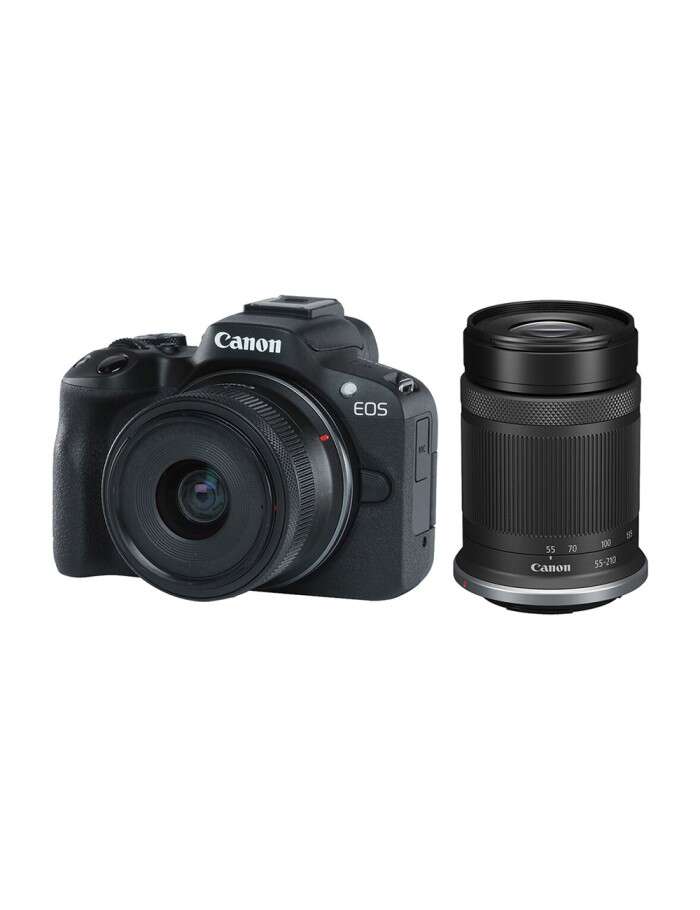 CANON EOS R50 BLK+RF-S 18-45 + RF-S 55-210