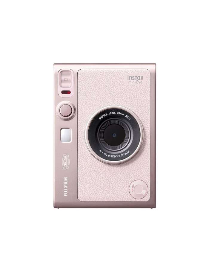 FUJIFILM INSTAX MINI EVO CAMERA GENTLE ROSE