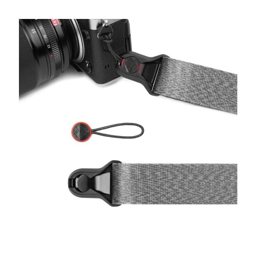 PEAKDESIGN SLIDE LITE Grigio Cenere — Cintura per Fotocamera Mirrorless