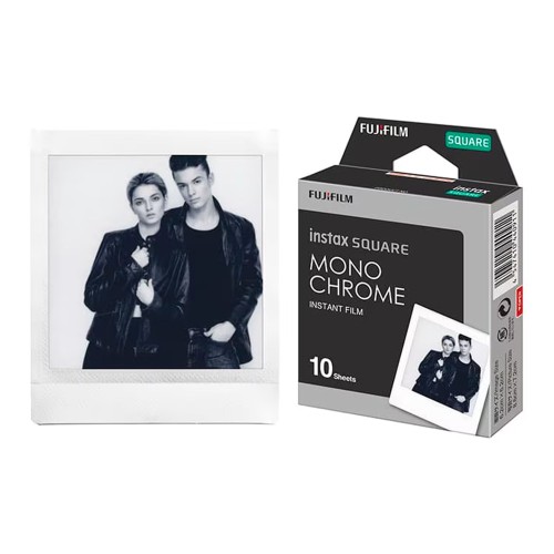 FUJIFILM INSTAX SQUARE FUN FILM - MONO CHROME -