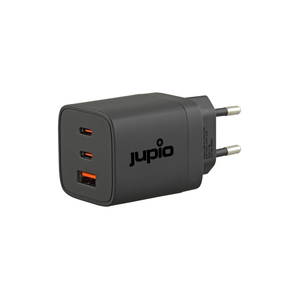 JUPIO CHARGER USB-A + 2 USB-C 65W -