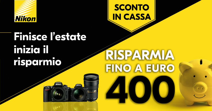 NIKON SCONTO IN CASSA