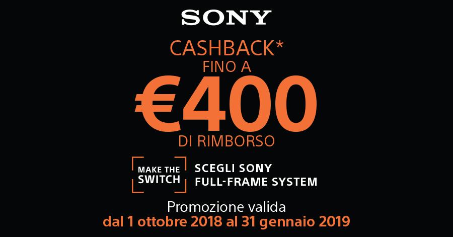 SONY CASHBACK - WINTER 2018