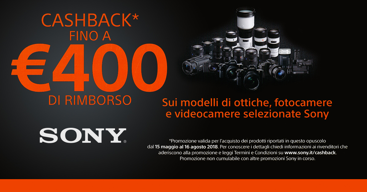 SONY - CASH BACK