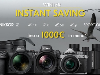 Nikon Winter Instant Saving – Sconti immediati su fotocamere e obiettivi Nikon