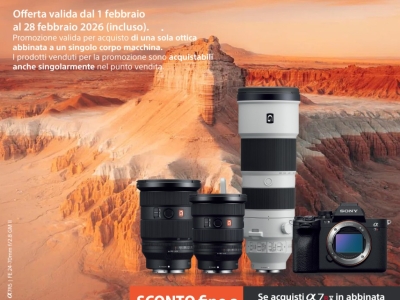 Promozioni Sony Febbraio – Sconto cassa e Trade-In su corpi e ottiche